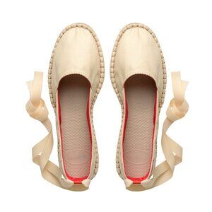 Havaianas Origine Slim Espadrille Canvas Shoe - Beige - NWT